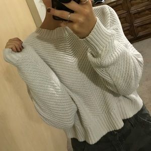 Light weight cream sweater